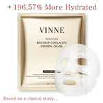 Best K-Beauty Collagen Mask | Bio Deep Overnight Glass Skin Mask - VINNE <+196.57% Hydration Boost>