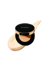 A cushion foundation product with a sponge applicator, predominantly in a light beige color, with a black and gold lid labeled 'VINNE'. VINNE Cushion Foundation #21 Light Beige for flawless glass skin finish