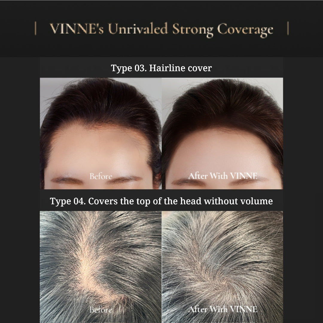Vinne Hair Cushion Before and After