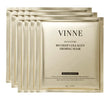 Best K-Beauty Collagen Mask | Bio Deep Overnight Glass Skin Mask - VINNE (12-Pack) <+196.57% Hydration Boost>