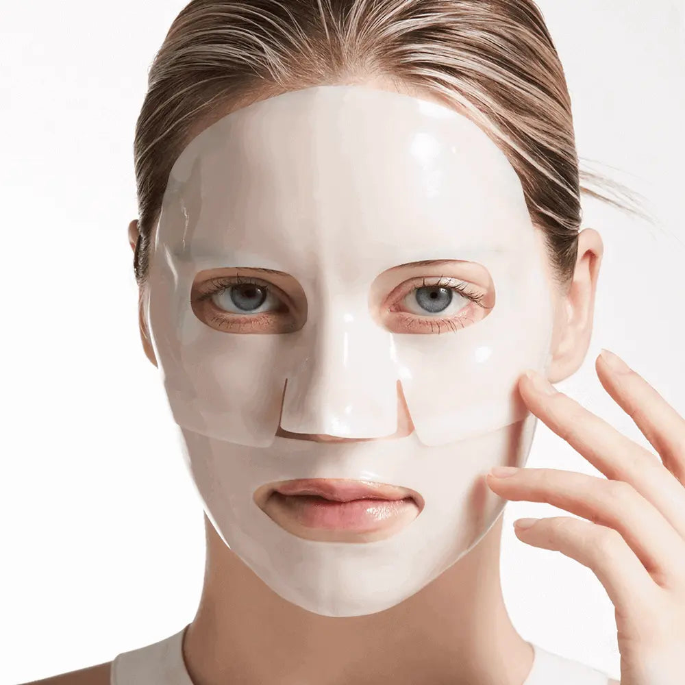 Best K-Beauty Collagen Mask | Bio Deep Overnight Glass Skin Mask - VINNE (8-Pack) <+196.57% Hydration Boost>