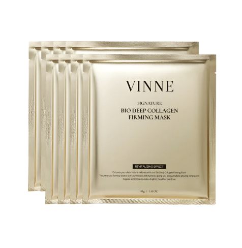 Best K-Beauty Collagen Mask | Bio Deep Overnight Glass Skin Mask - VINNE